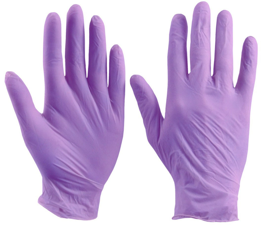 50 pk Medium PurpleNitrile Gloves Powder & Latex Free Fast Free Shipping From US